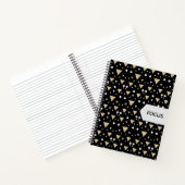 Midnight Geometry Luxe Tie Notitieboek (Binnen)