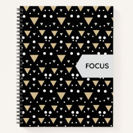 Midnight Geometry Luxe Tie Notitieboek