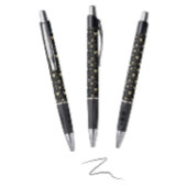 Midnight Geometry Luxe Tie Pen