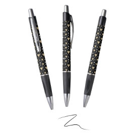 Midnight Geometry Luxe Tie Pen
