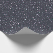 Midnight Gespikkelde Stippen voor het schilderen v Cadeaupapier (Hoek)