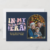 Midnight Glam In My Nutcracker Era Christmas Photo Feestdagenkaart (Voorkant)