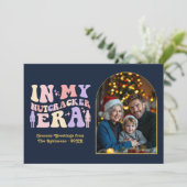 Midnight Glam In My Nutcracker Era Christmas Photo Feestdagenkaart (Staand voorkant)