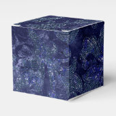 Midnight Glimmer  Damask Bedankdoosjes (Voorkant Zijde)