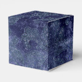 Midnight Glimmer  Damask Bedankdoosjes (Achterkant)