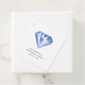 Midnight Glimmer Diamant Bedankjes Labels (In situ)