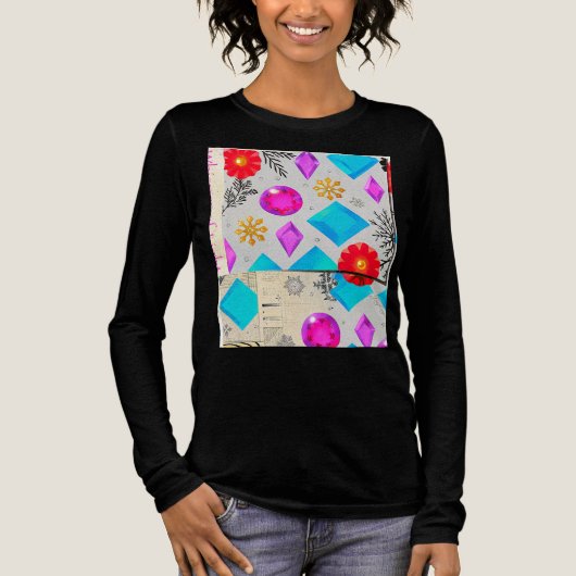 Midnight Glow | Light Series door JoyCrys Studio Tri-Blend Shirt (Voorkant)
