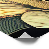 Midnight Gold Bloom Art Deco Poster (Hoek)