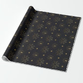 Midnight Gold Milestone Cadeaupapier (Uitgerold)