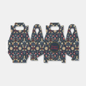 Midnight Gold Ornaments Christmas Pattern Bedankdoosjes (Uitgevouwen)