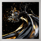 Midnight Gold Surge Poster (Voorkant)