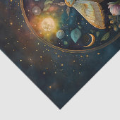 Midnight Gossamer Wings, Moth & Moon Tissuepapier (Detail)