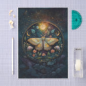 Midnight Gossamer Wings, Moth & Moon Tissuepapier (Craft)