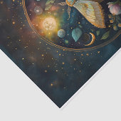 Midnight Gossamer Wings, Moth & Moon Tissuepapier (Detail)