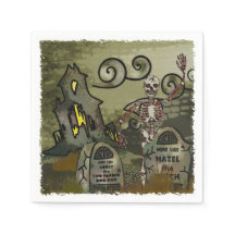 Midnight Graveyard Whimsical HALLOWEEN PARTY
