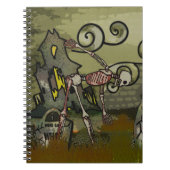 Midnight Graveyard Whimsical JOURNAL Notitieboek (Voorkant)