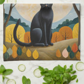 Midnight Guardian Theedoek (Gevouwen)