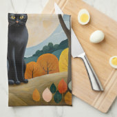 Midnight Guardian Theedoek (Quarter Fold)