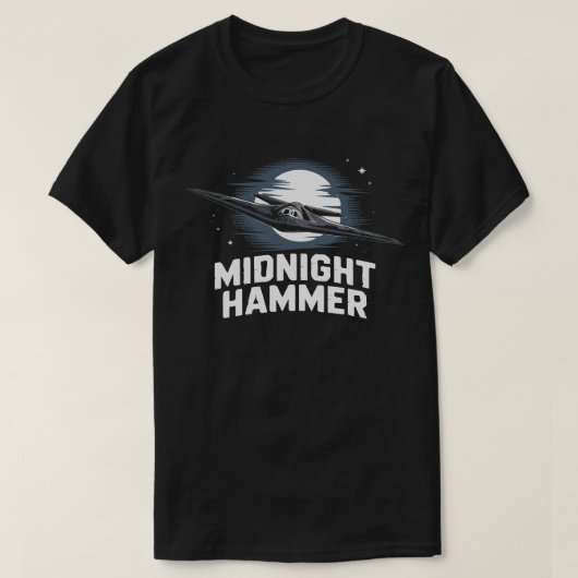Midnight Hammer B-2 Stealth Bomber Shirt | GBU-57 (Design voorkant)
