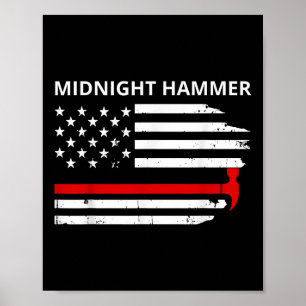 Midnight Hammer B-2 Stealth Jet Operatie Merica V Poster