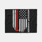 Midnight Hammer B-2 Stealth Jet Operatie Merica Vl Fleece Deken (Voorkant (Horizontaal))