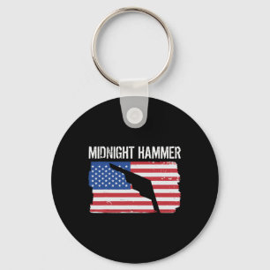 Midnight Hammer B-2 Stealth Jet Operatie Usa Vlag Sleutelhanger