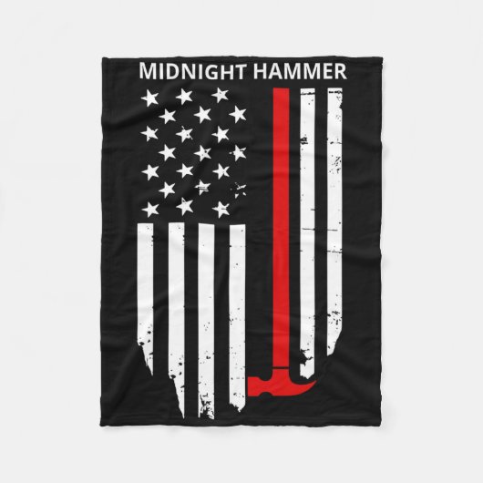 Midnight Hammer B-2 Stealth Jet Operation Amerikaa Fleece Deken (Voorkant)
