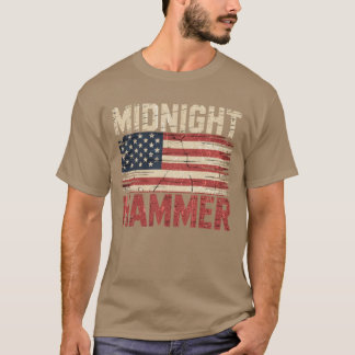 Midnight Hammer B-2 Stealth Jet Vlag Verenigde Sta T-shirt