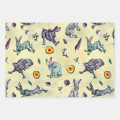 Midnight Hare Magic Wrapping Paper Set (Voorkant 2)