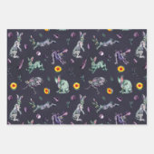 Midnight Hare Magic Wrapping Paper Set (Voorkant)