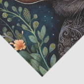 Midnight Hare Tissuepapier (Detail)