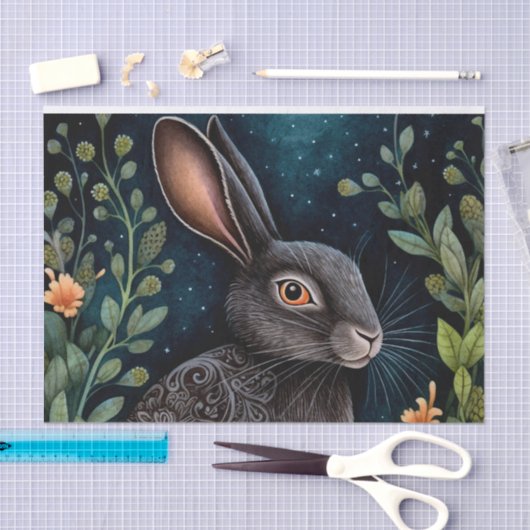 Midnight Hare Tissuepapier (Craft)