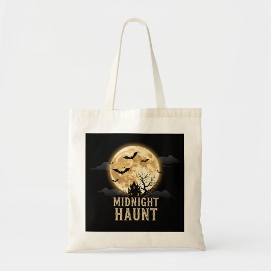 Midnight Haunt Halloween Spooky Tote Bag (Voorkant)
