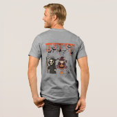 Midnight Haunt Society grijs Tri-Blend Shirt (Voorkant)