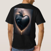 Midnight Heart Mannen T-shirt| T-shirt (Achterkant)