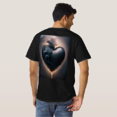 Midnight Heart Mannen T-shirt| T-shirt (Achterkant volledig)