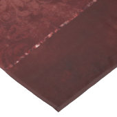 Midnight Henna Romance | Red Satiny Grunge Damask Tafelkleed (Gekanteld)