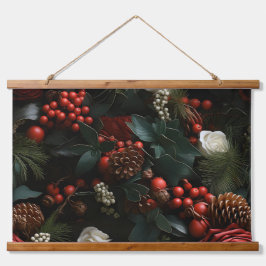 Midnight Holiday Enchantment Botanical Hangend Wandkleed