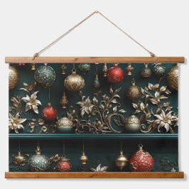 Midnight Holiday Enchantment Botanical Hangend Wandkleed