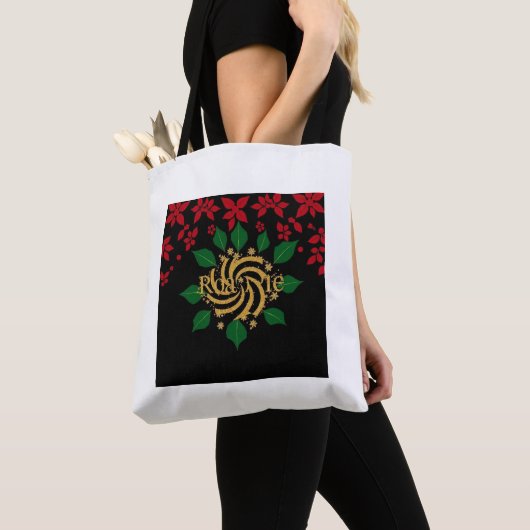 Midnight Holly Splendor Tote Bag (Dichtbij)