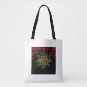 Midnight Holly Splendor Tote Bag (Voorkant)