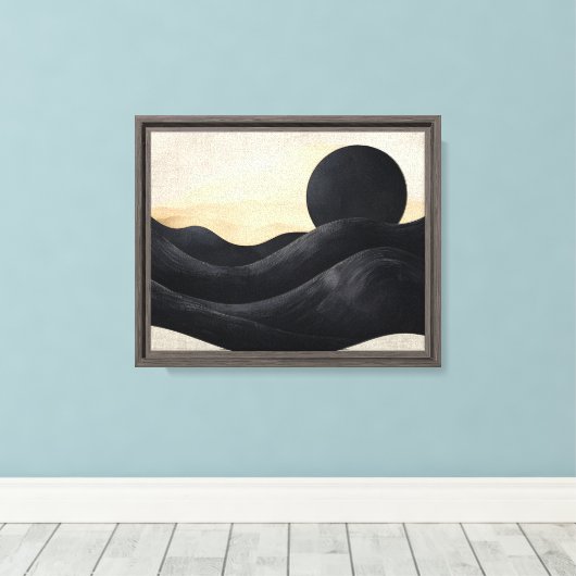 Midnight Horizon Canvas Afdruk (Insitu (Houten vloer))
