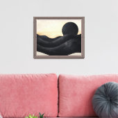 Midnight Horizon Canvas Afdruk (Insitu (Woonkamer))
