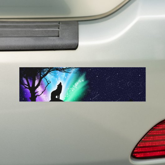 Midnight Howl Bumpersticker (Op auto)