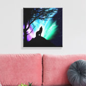 Midnight Howl Canvas Afdruk (Insitu (Woonkamer))