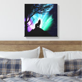 Midnight Howl Canvas Afdruk (Insitu (Slaapkamer))