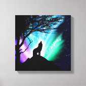 Midnight Howl Canvas Afdruk (Voorkant)