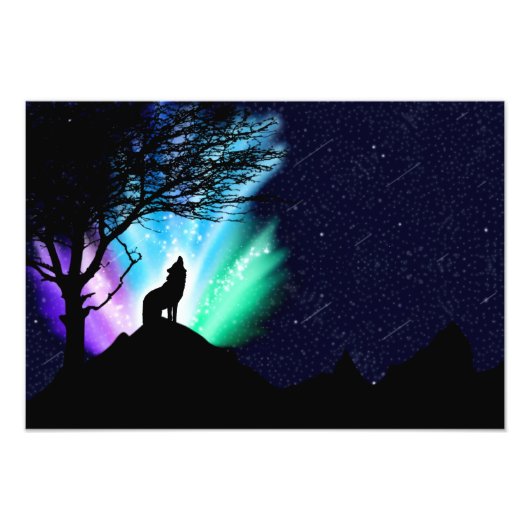 Midnight Howl Foto Afdruk (Voorkant)