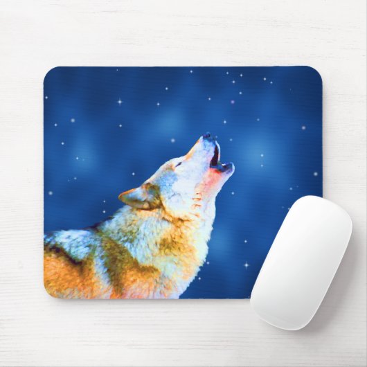 Midnight Howl Mousepad Muismat (Met muis)