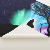 Midnight Howl Sherpa Deken (3/4)